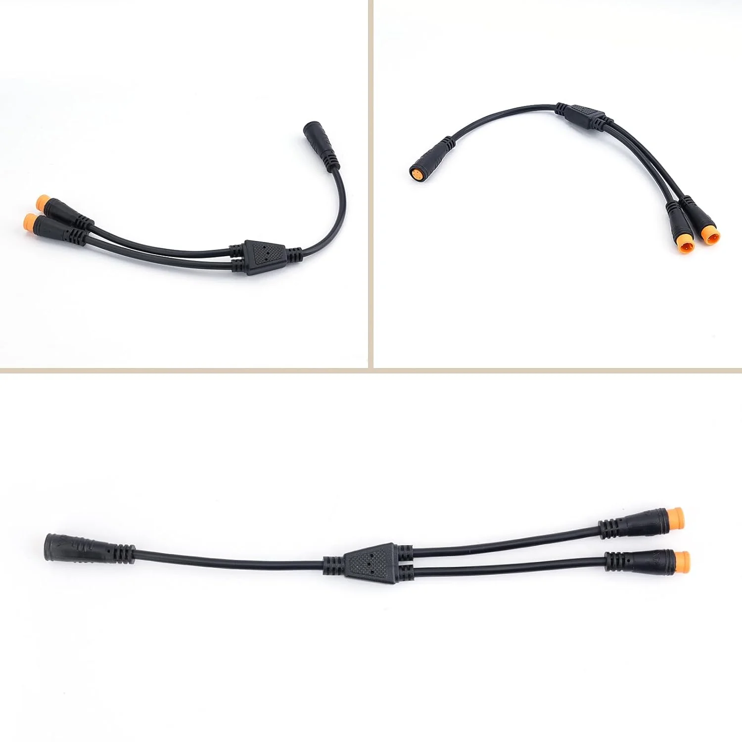 3Pin Y-Splitter 1 Female to 2 Male Waterproof - Image 2