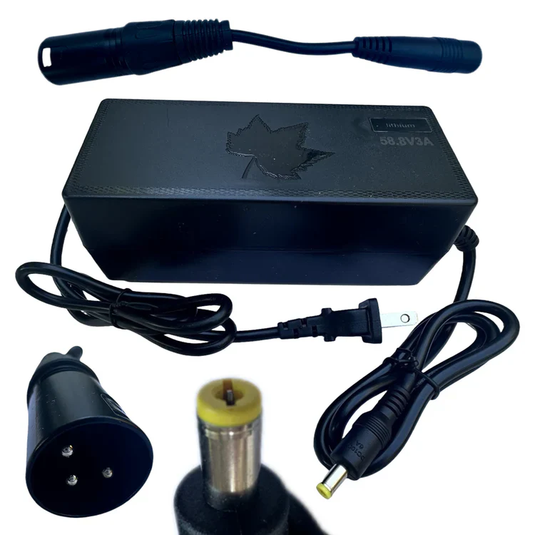 57.6V LiFePO4 Battery Charger (2A DC Plug or 5A XLR Plug) - Image 4