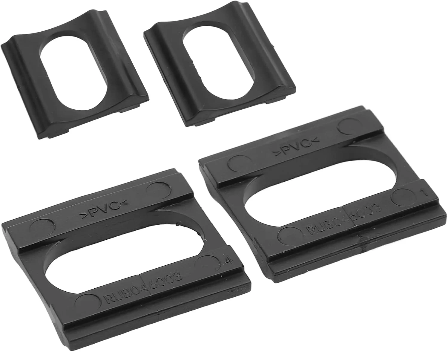 Battery Mount Pad, Shock Absorbing Rubber Bracket Spacer, 2Pcs Set for E-Bike Scooter Power Tool Applications - Image 6