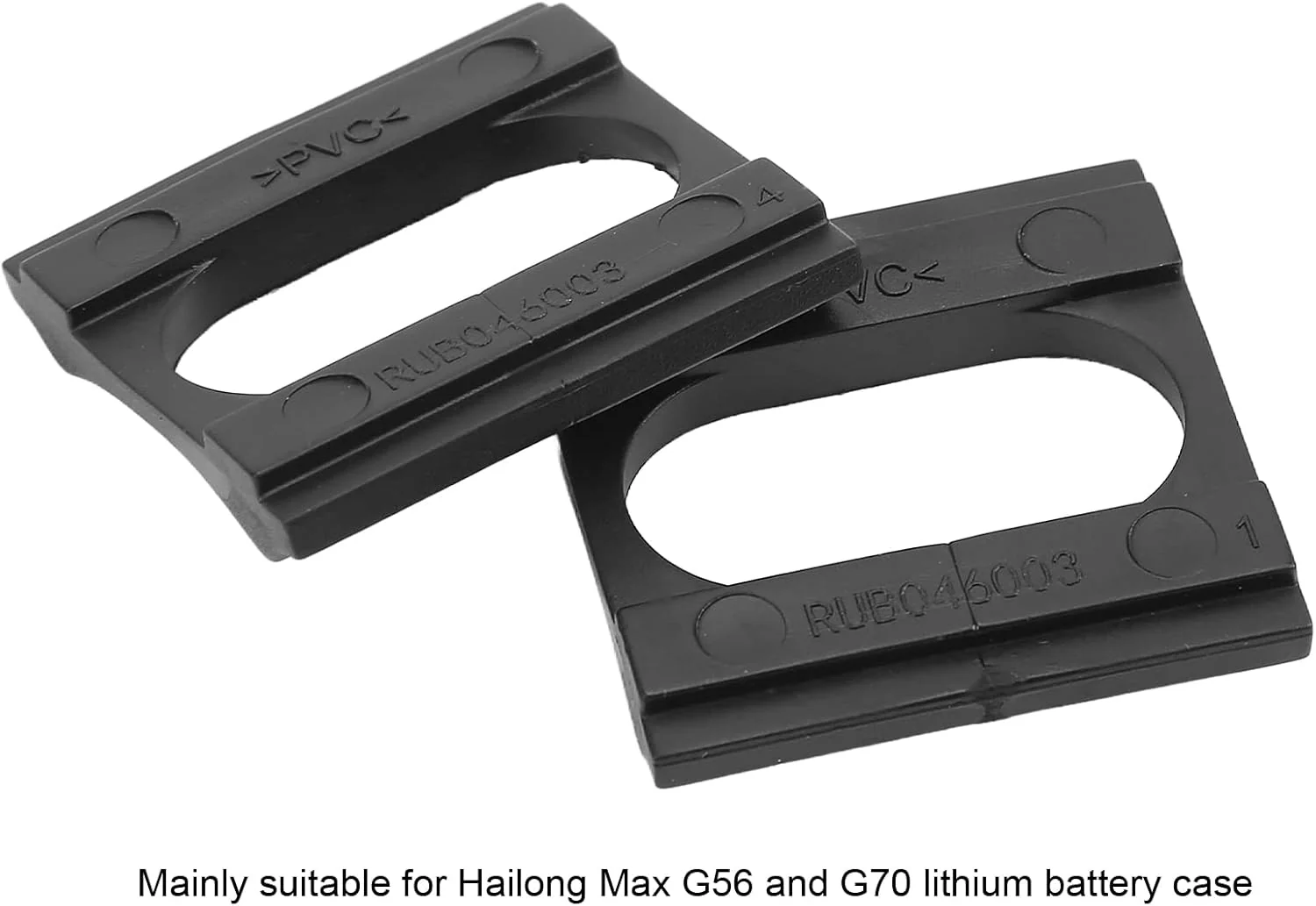 Battery Mount Pad, Shock Absorbing Rubber Bracket Spacer, 2Pcs Set for E-Bike Scooter Power Tool Applications - Image 7