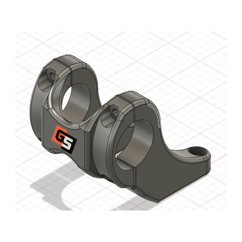 Direct Mount 2'' Rise Stem Gritshift 31.8mm CNC Black Talaria / Sur-Ron / E-Ride Pro - Image 3