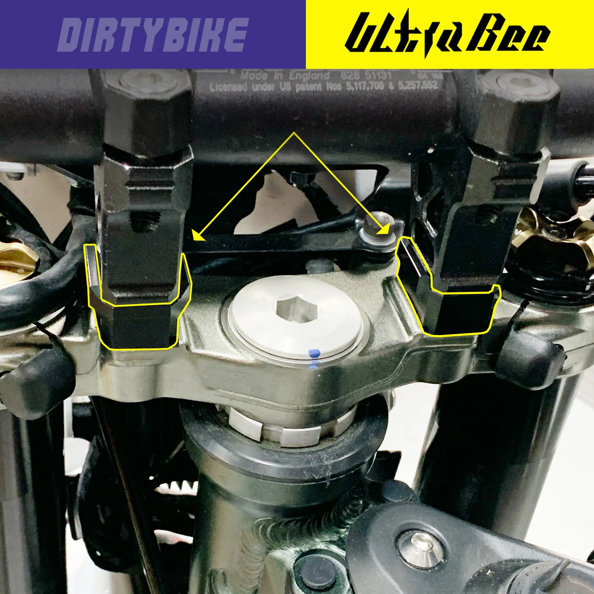 Handlebar Riser CNC Aluminum 15mm | Surron Ultra Bee - Image 2