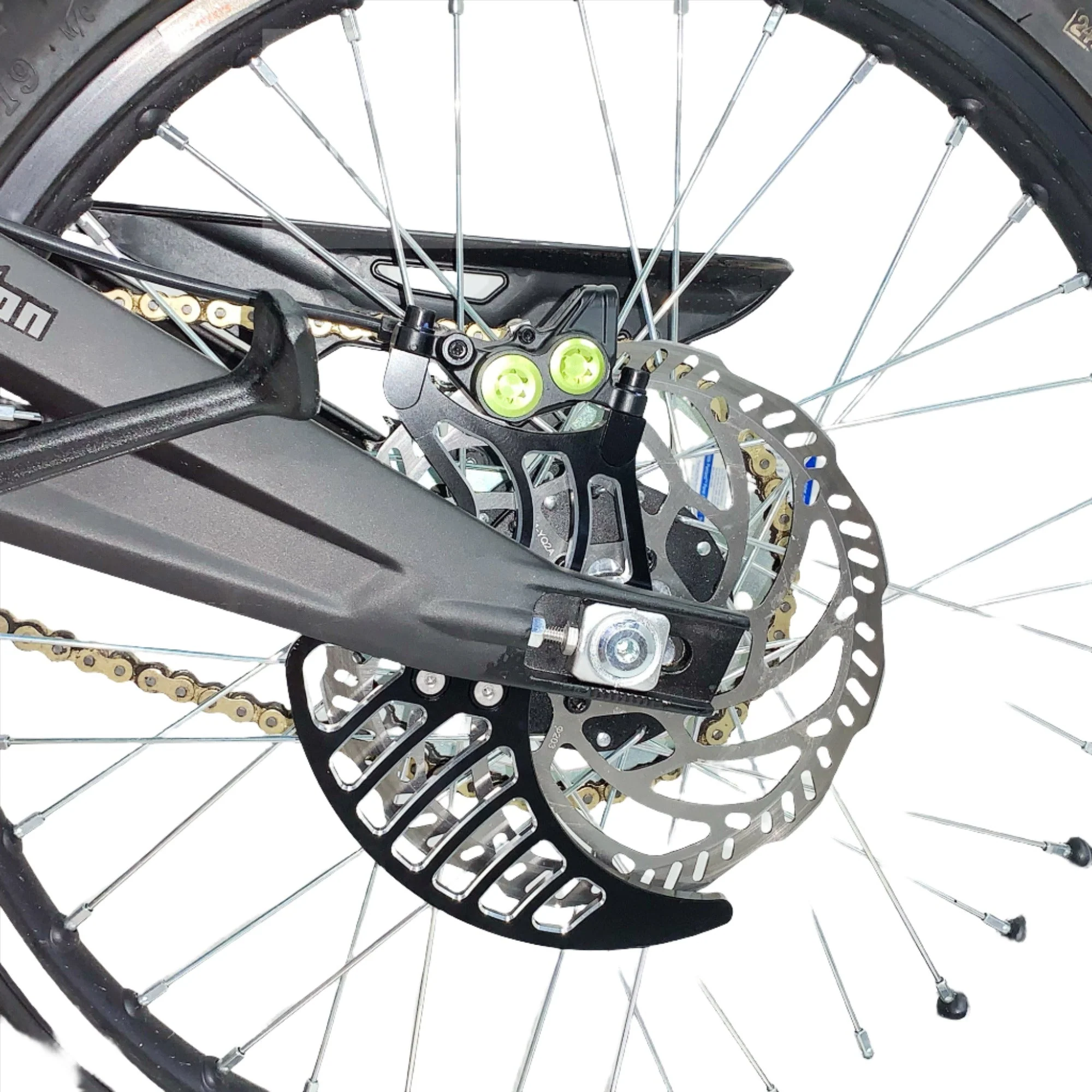 Rear Brake Disk Guard | Aluminum | Surron LBX - Image 6